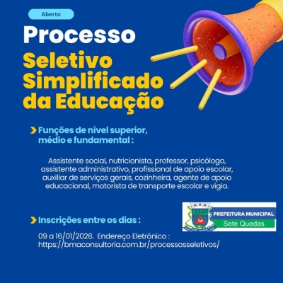 PSS - EDUCAÇÃO 2026